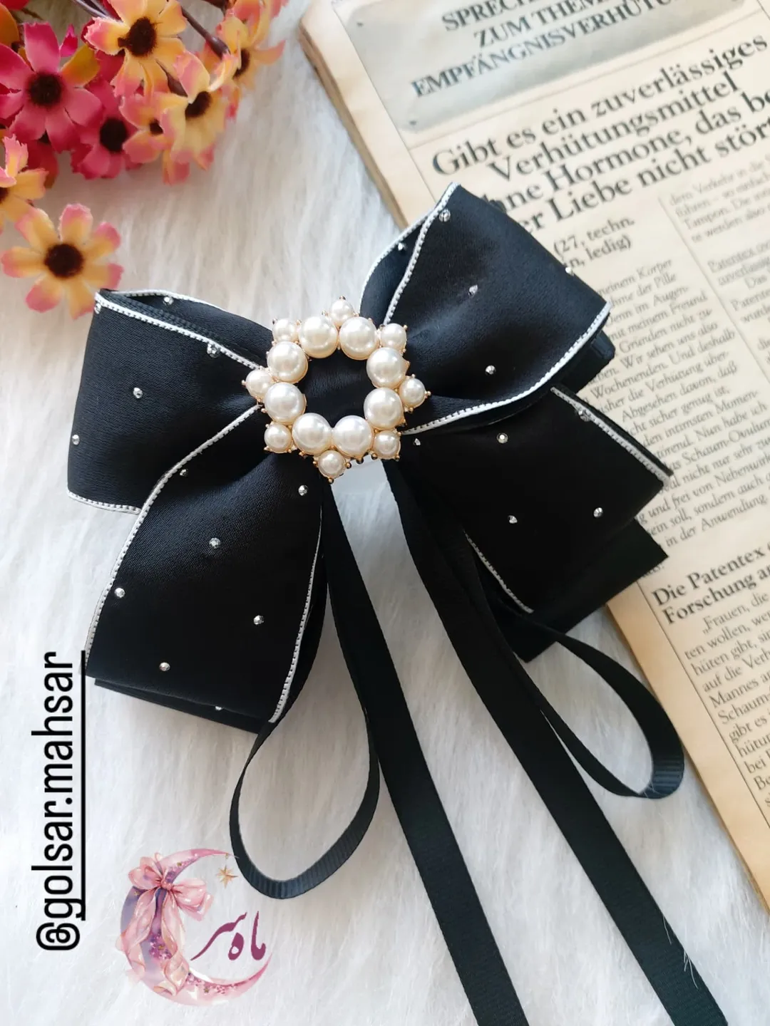 گلسر مجلسی مشکی فاخر